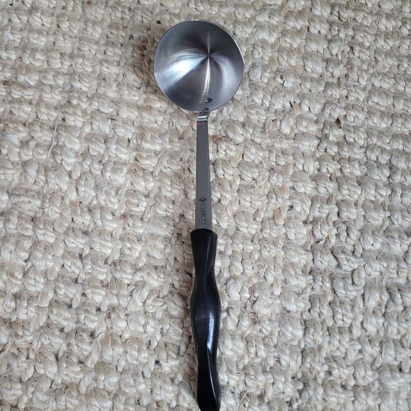 CUTCO 17 KD Stainless Serving Ladle Utensil Brown Handle USA 12” Long - Picture 2 of 10